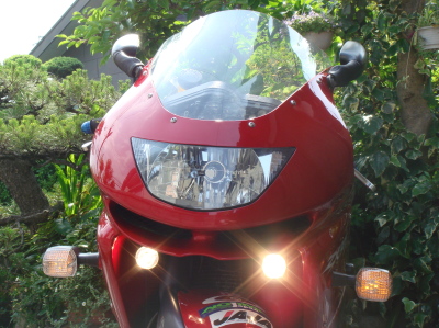 外装4 ポジションランプ テールランプ テールライト LED マフラー スライダー KAWASAKI ZX9R ZX-9R